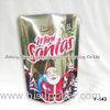 Cookie Food Packaging Plastic Bags OPP / AL / PE With Bottom Gusset