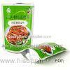 Stand Up Food Packaging Plastic Bags With Bottom Gusset