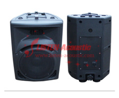 8 inch full range professional Music plastic speaker box with amplifier