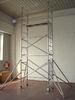 8.2m Ladder Frame Light Weight Scaffolding , Adjustable leg Scaffold tower