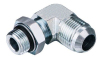 90°Elbow JICmale 74° cone/ Metric male adjustable stud end L-series ISO6149-3 Adapters