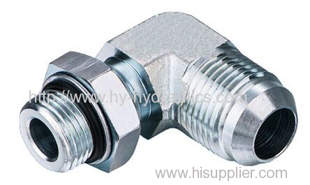 90°Elbow JICmale 74° cone/ Metric male adjustable stud end L-series ISO6149-3 Fittings