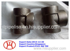 ASTM A182 F321 SW tee