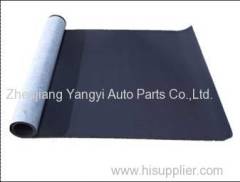 Fireproof rubber damping plate