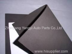 Fireproof rubber damping plate