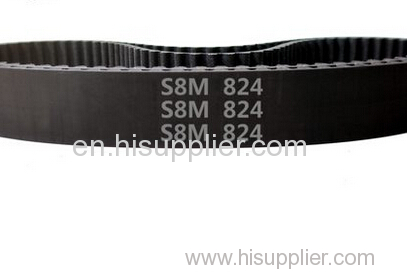 free shipping STPD/STS-S8M rubber timing belt pitch 8mm width 10mm length 824 mm 103 teeth professional manufacturer