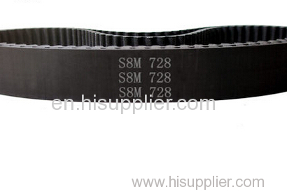 free shipping STPD/STS-S8M rubber timing belt pitch 8mm width 10mm length 728 mm 91 teeth professional manufacturer