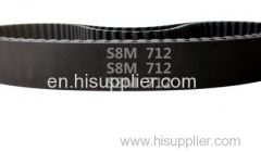 free shipping STPD/STS-S8M rubber timing belt pitch 8mm width 10mm length 712 mm 89 teeth professional manufacturer