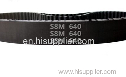 free shipping STPD/STS-S8M rubber timing belt pitch 8mm width 10mm length 640 mm 80 teeth professional manufacturer