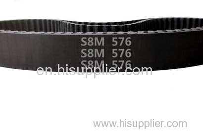 free shipping STPD/STS-S8M rubber timing belt pitch 8mm width 10mm length 576mm 72 teeth professional manufacturer