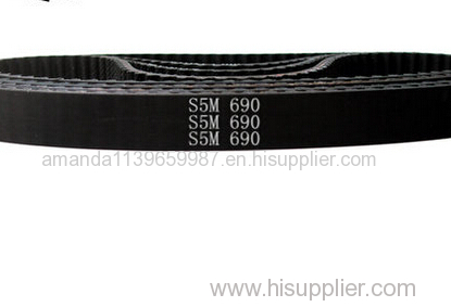 free shipping STPD/STS-S5M-10mm timing belt 138 teeth pitch 5mm width 10mm length 690mm S5M belt professional manufactu