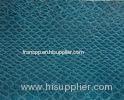 Blue Faux Leather Fabric For Handbags , Women Bag Faux Alligator Leather Fabric