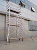 Portable Lightweight Adjustable Climbing Scaffolding Light Weight 2kn / Aluminium Scaffold