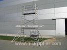 Cold Formed Climbing Scaffolding / Ring lock aluminium mobile scaffold tower