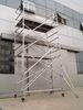 Aluminium Safe Stairway Scaffolding / 6M scaffold stair tower with Adjustable leg EN1004 2004