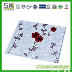 Laminated Flower pattern PVC ceiling panel