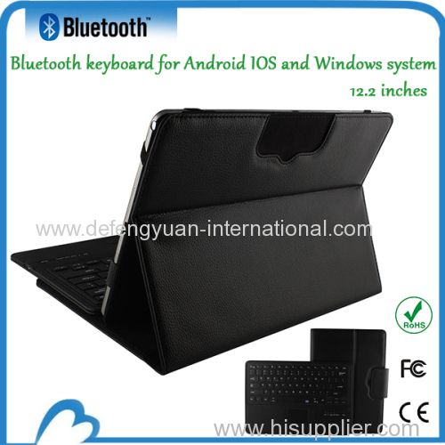 Universal Magnetic Bluetooth Keyboard with Leather Case
