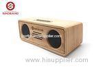 Subwoofer Bamboo Boom Wireless Bluetooth Speaker For Ipad / Cell Phone
