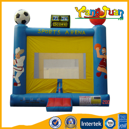 Sports arena bounce house