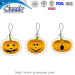 jack-o'-lantern for Halloween hanging car paper air freshener promotion items