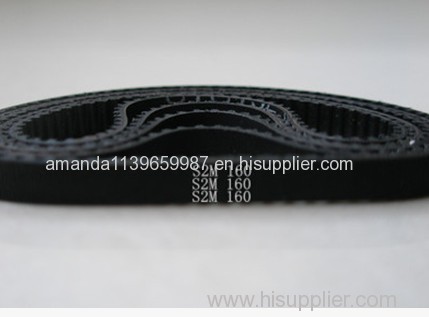 free shipping 160-S2M-10mm timing belt pitch 2mm width10mm length 160mm 80 teeth S2M belt good quality factory price