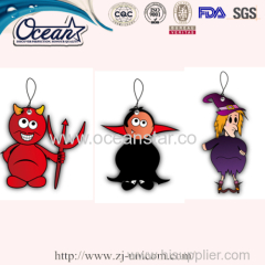 Ghost for Halloween festival gifts hanging car paper air freshener promotion company