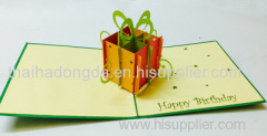 Birthday gift box 3D card