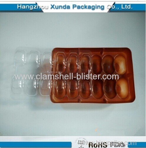 plastic macaron packaging box