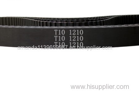 good performance&free shipping industrial rubber synchronous belt T10 121teeth length 1210mm pitch 10mm width 10mm Neopr