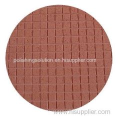 polyurethane polishing pad for flat glass