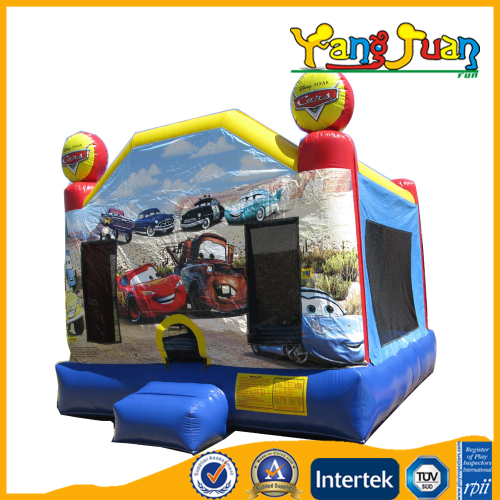 Inflatable car bounce house