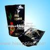 Customized Gravure Printing Stand Up Coffee Pouch With Zipper For Coffee Packaging