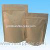 stand up coffee pouch Customized Avaliable And Free Design Stand Up Kraft Paper Coffee Pouch with va