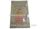 Three Side Seal Flexible Packaging Bag With Zipper Lock For Tobacco