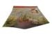 Three Side Seal Flexible Packaging Bag With Zipper , Seaweed Cosmetic Bag