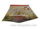 Three Side Seal Flexible Packaging Bag With Zipper , Seaweed Cosmetic Bag