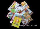 Color Printed Plastic Flexible Packaging Bag , Laminated Three Side Seal / Back Seal Pouches