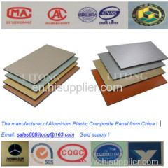 PVDF ALUMINUM PLASTIC COMPOSITE PANEL