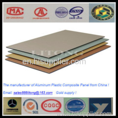 PVDF ALUMINUM PLASTIC COMPOSITE PANEL