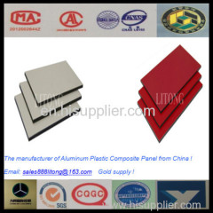 FIREPROOF ALUMINUM PLASTIC COMPOSITE PANEL