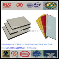 FIREPROOF ALUMINUM PLASTIC COMPOSITE PANEL