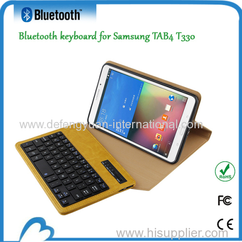 Magnetic removable bluetooth keyboard for Samsung TAB4 T330