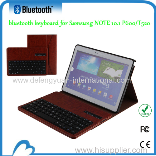 360 Degree Rotation bluetooth keyboard for Samsung NOTE 10.1 P600/T520