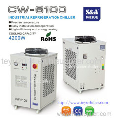 Industrial chiller for water cooled UV system