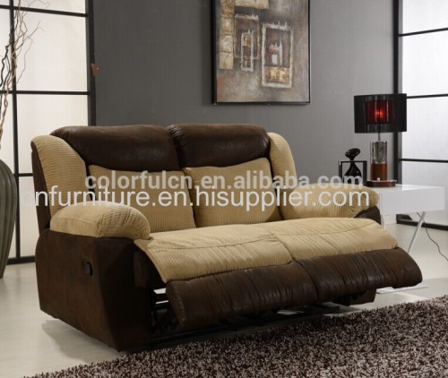 Cream leather lazy boy recliner chair /decoro leather sofa recliner With Writing Pad Function LS811B