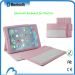 Leather case cover with bluetooth keyboard for for ipad