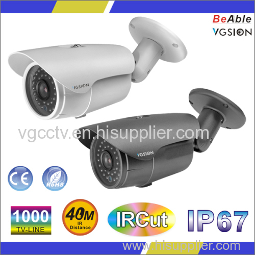 SONY 1000 TVL Metal Bullet Camera IP67 outdoor housing IR Camera