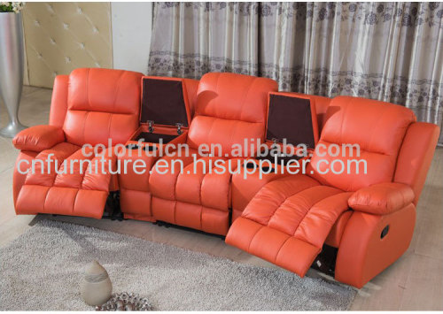 Recliner sofa china for home solan hotel leather sofa/recliner theater chair/ recline sectional sofa set