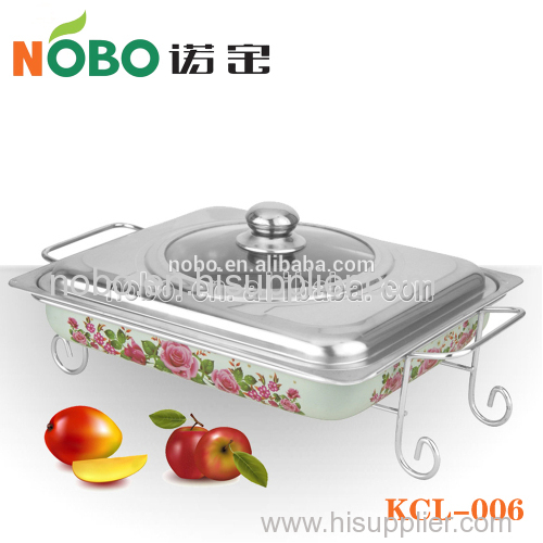 stainless steel buffet food warmer/ fast food dish