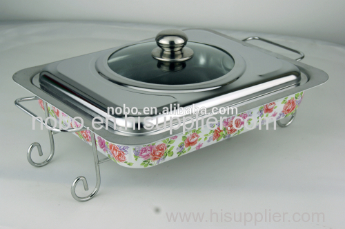 stainless steel buffet food warmer/ fast food dish